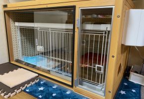 防音ケージカバー・犬の無駄吠え 子犬の夜泣きなどで悩まれている方防音パネルと防音カバーを製作しました。【防音犬小屋・犬小屋防音・防音ケージ】